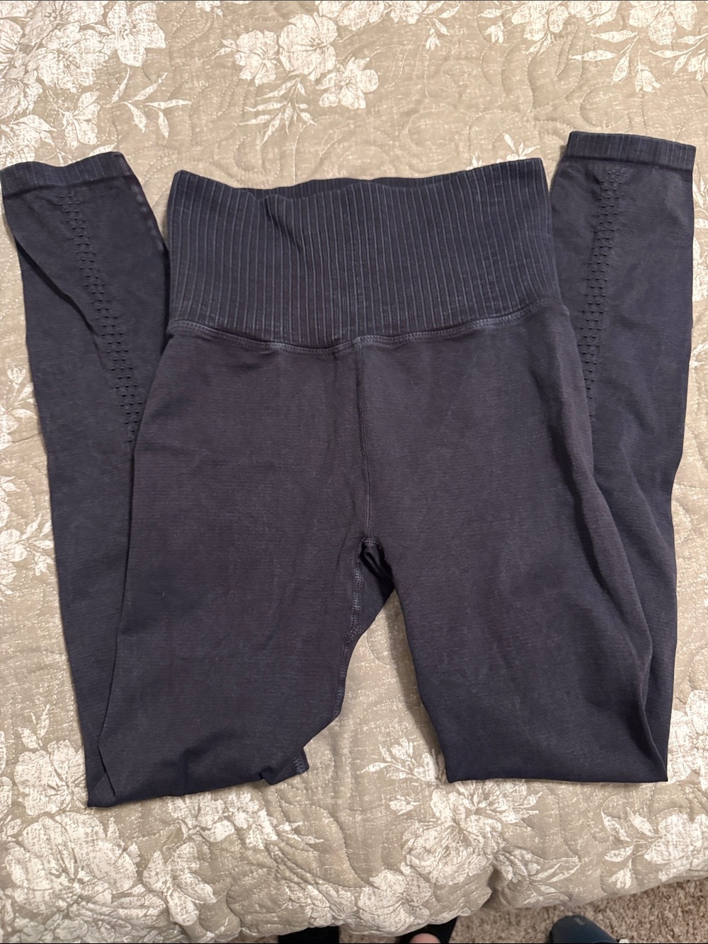 NWOT Free People Movement Good Karma Legging, Washed Black Color, Size XS-Small